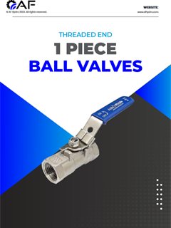 AF Hydro 1 piece ball valves catalogue cover