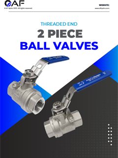AF Hydro 2 piece ball valves catalogue cover