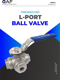 AF Hydro 3 way L-port ball valves catalogue cover
