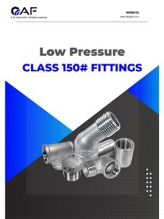 AF Hydro class 150 stainless steel fittings catalogue cover