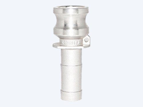 Stainless steel SS316 camlock Type E male adapter with hose shank