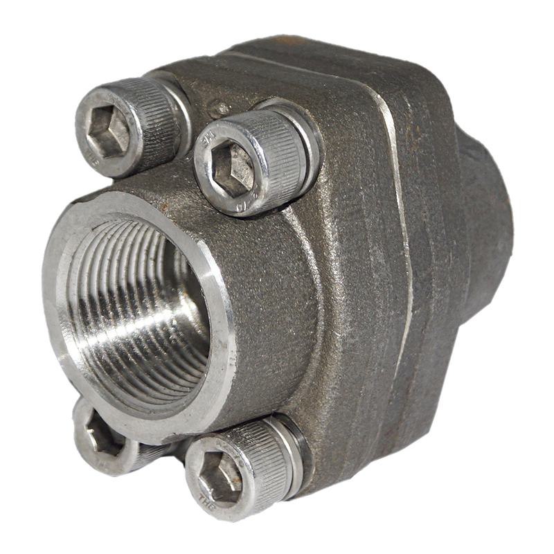 Threaded end SAE flange pair, internal NPT thread