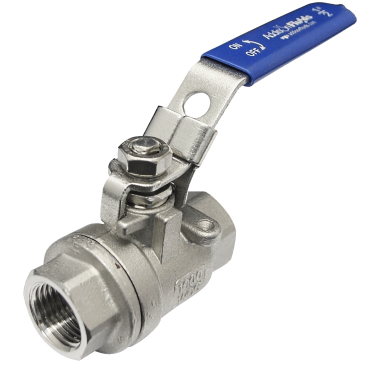 Two-piece full bore SS316 threaded ball valve