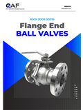 AF Hydro ANSI 300 stainless steel flange end ball valves catalogue cover