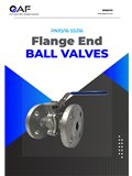 AF Hydro PN10 16 SS316 flange end ball valves catalogue cover