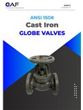 AF Hydro ANSI 150 cast iron globe valves catalogue cover