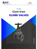AF Hydro JIS 10K cast iron flange end globe valves catalogue cover