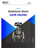 AF Hydro JIS 10K SS316 flange end gate valves catalogue cover