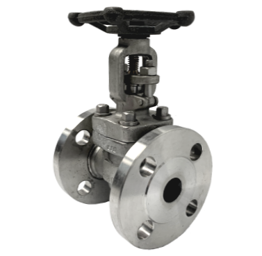 JIS 10K SS316 gate valve showing the handwheel and rising stem