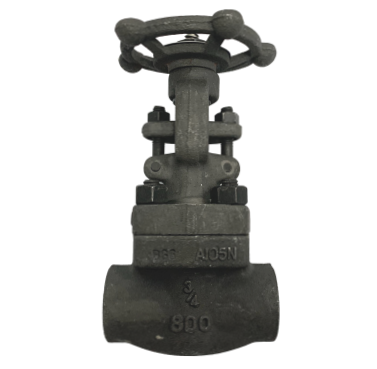 Threaded NPT forged steel A105 gate valve rated 800 PSI