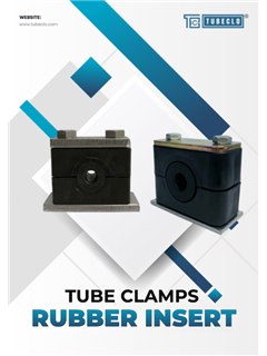 Tubeclo rubber insert pipe clamp catalogue cover